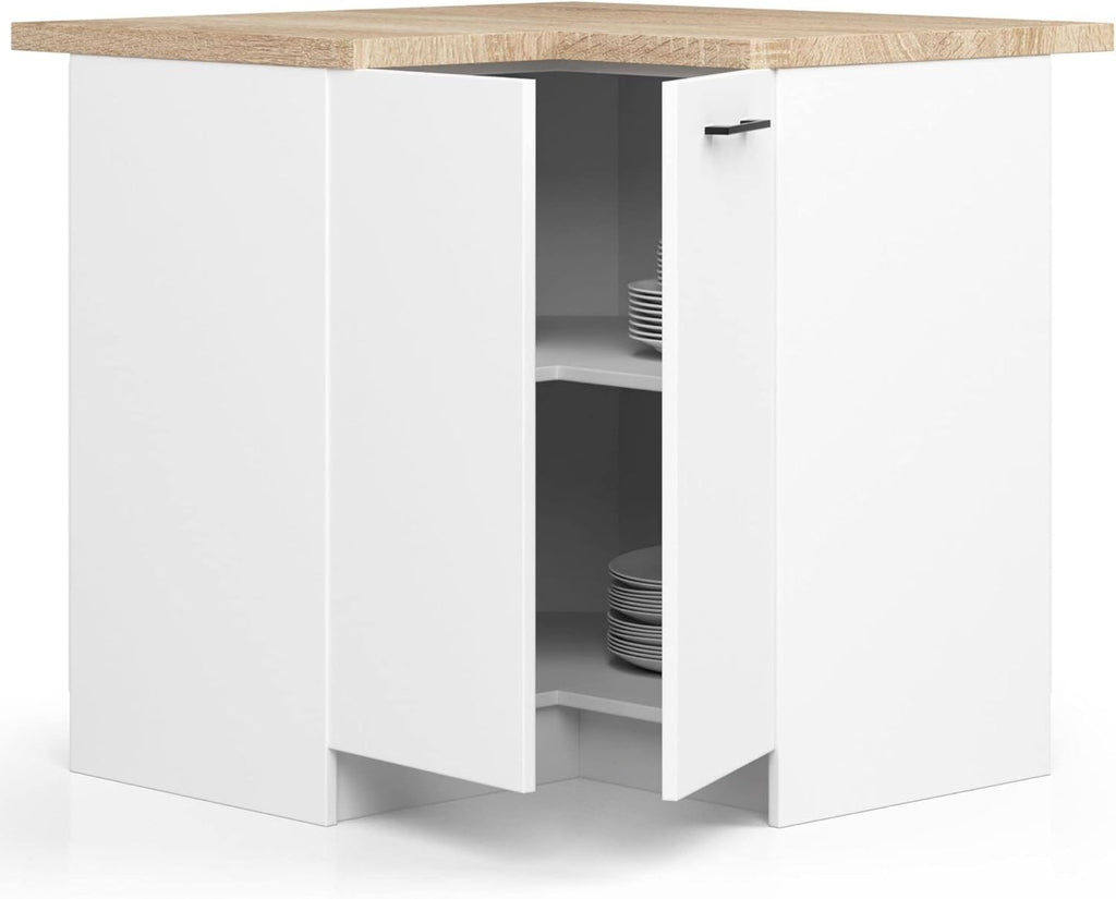 AKORD Armoires de Cuisine Olive Spacieux Robuste pour Tout Design pour Une Petite Cuisine pour Une kitchenette dans Le Cadre d'un Ensemble