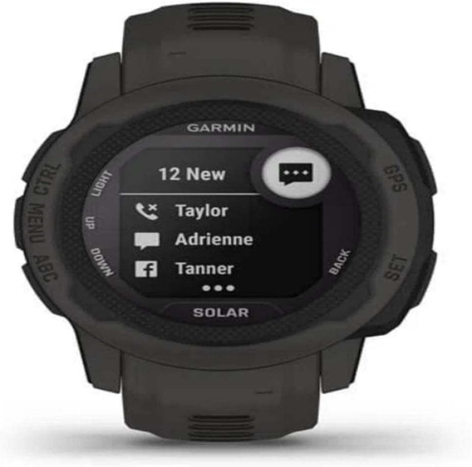 Instinct 2s, Solar Graphite - Montre GPS Solaire Robuste et connectée - Boîtier 40 mm
