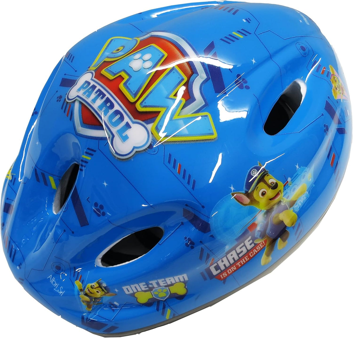 Vélo Enfant 16" Pat Patrouille équipé de 2 Freins, Bidon/Porte Bidon Garde Boues, Plaque Avant, stabilisateurs Amovibles + Casque Pat Patrouille Inclus !