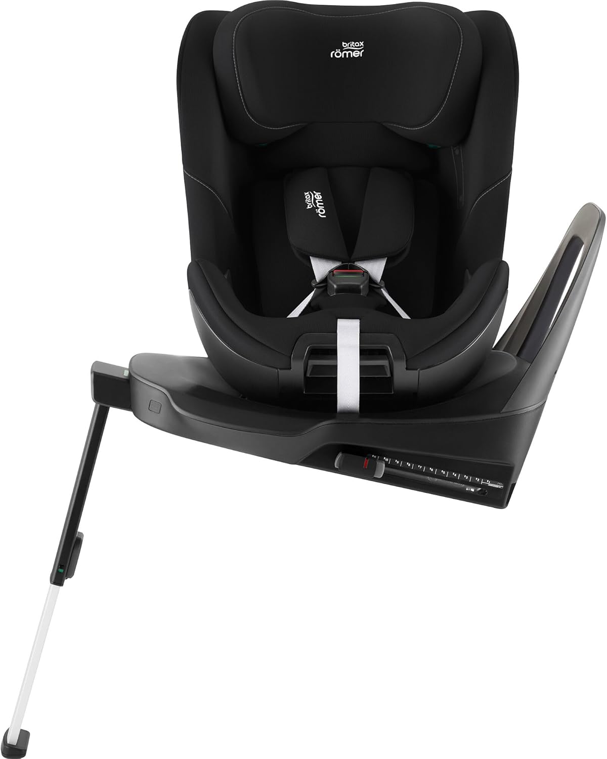 BRITAX RÖMER siège auto Britax Römer RIDER, pour les enfants de 40 à 125 cm (i-Size) avec ISOFIX et jambe de force, naissance - 7 ans, Space Black