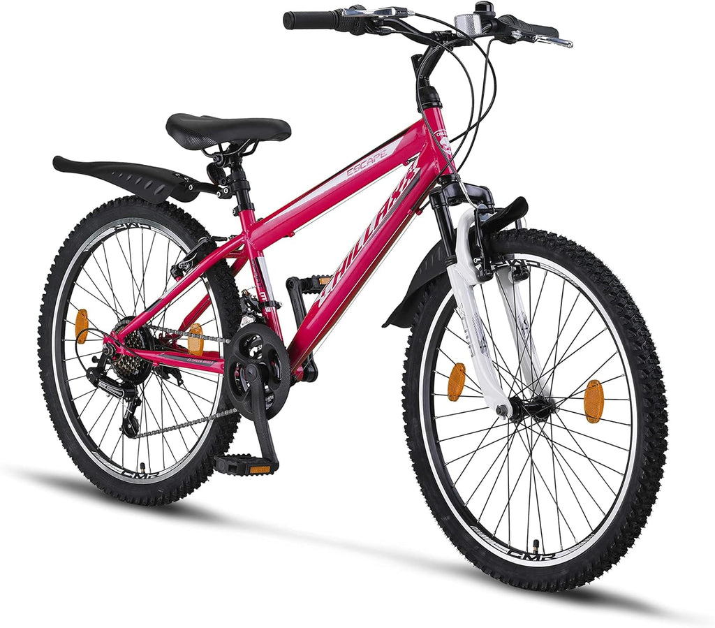 Chillaxx Bike Escape Premium VTT de 24 et 26 pouces pour filles, garçons, hommes et femmes, 21 vitesses