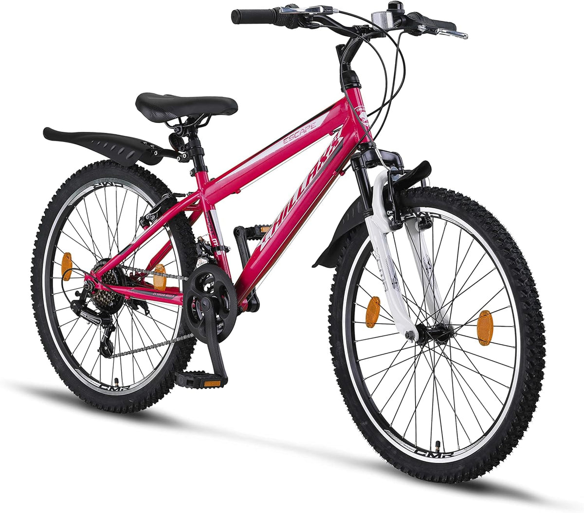 Chillaxx Bike Escape Premium VTT de 24 et 26 pouces pour filles, garçons, hommes et femmes, 21 vitesses
