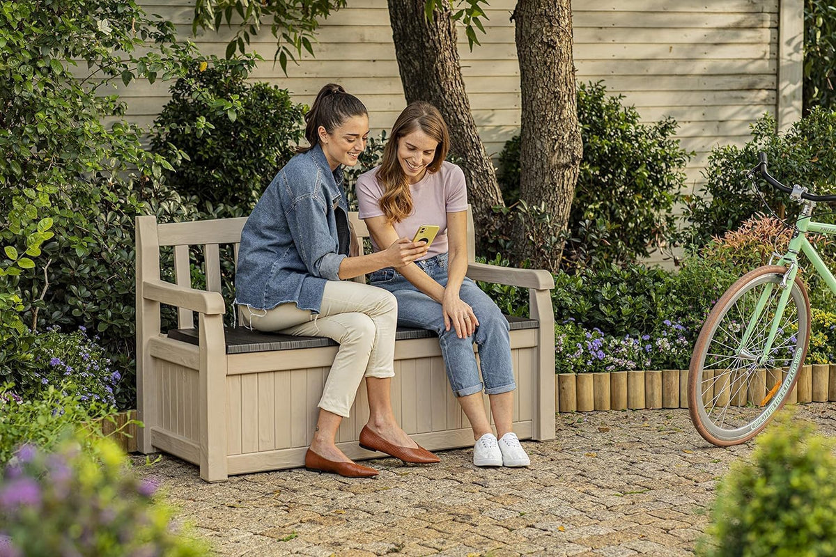 KETER Banc coffre extérieur EDEN BENCH - 265 litres
