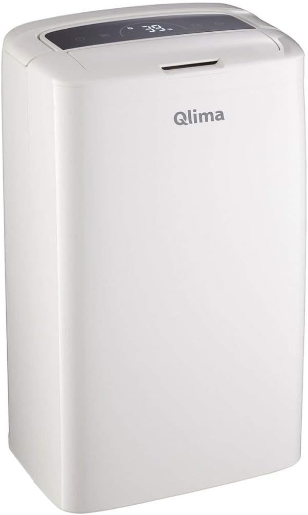 Qlima D 612 déshumidificateur 1,8 L 38 dB Blanc 190 W - Déshumidificateurs (190 W, 230 V, 50 Hz, 5 - 35 °C, 290 mm, 190 mm)