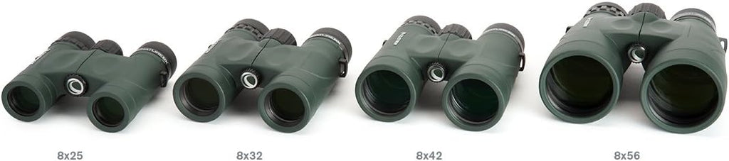 Celestron 71331 Nature DX 10x32 BaK-4 Prism Binoculars, Green