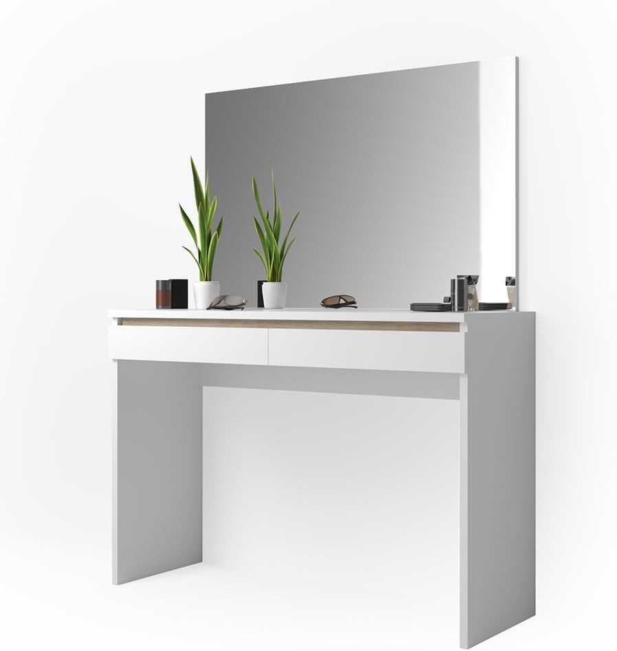 Vicco Coiffeuse Emma, Blanc, 120 cm
