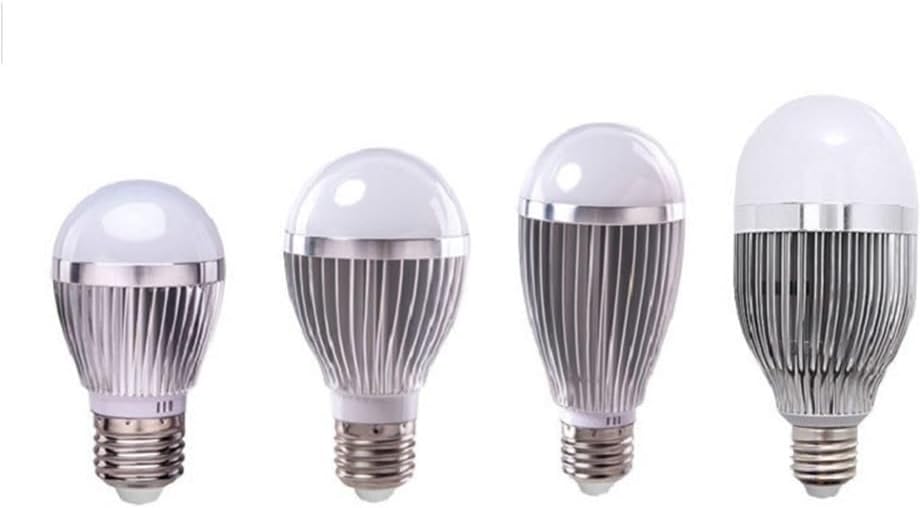 XYAL Ampoules, Paquet de 20, ampoule LED en aluminium E27 AC220V, ampoule domestique 3W/5W/7W/9W/12W/15W/18W, ampoule d'intérieur domestique(Cool White,35W)
