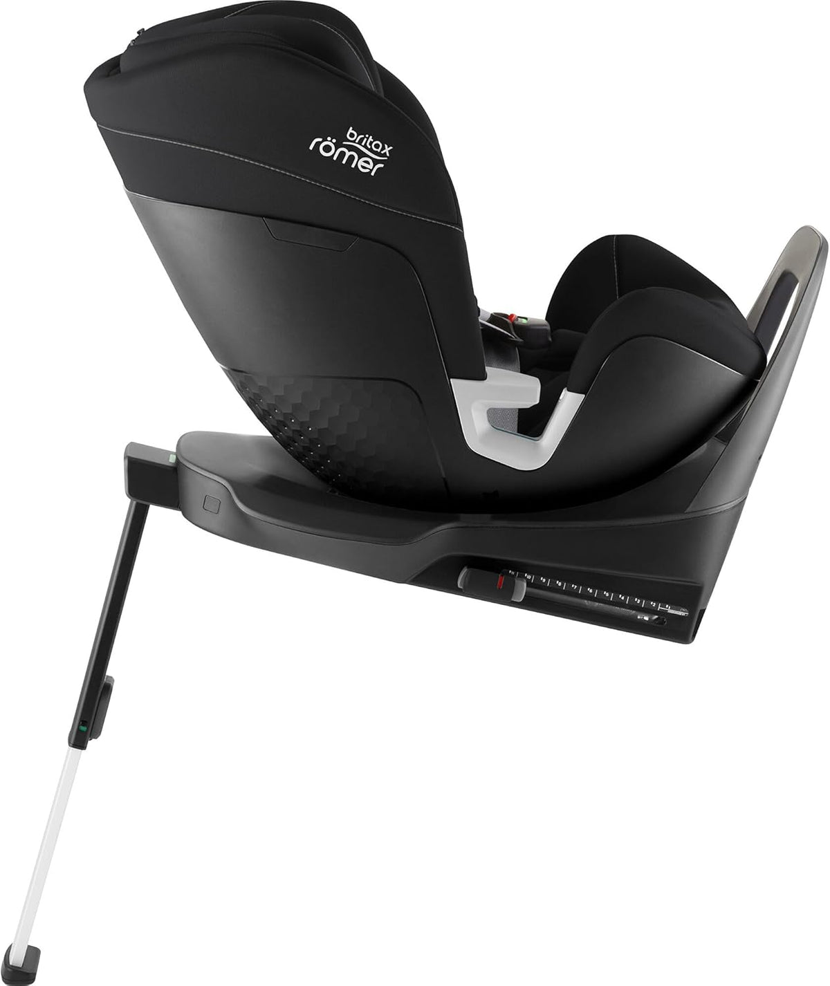BRITAX RÖMER siège auto Britax Römer RIDER, pour les enfants de 40 à 125 cm (i-Size) avec ISOFIX et jambe de force, naissance - 7 ans, Space Black