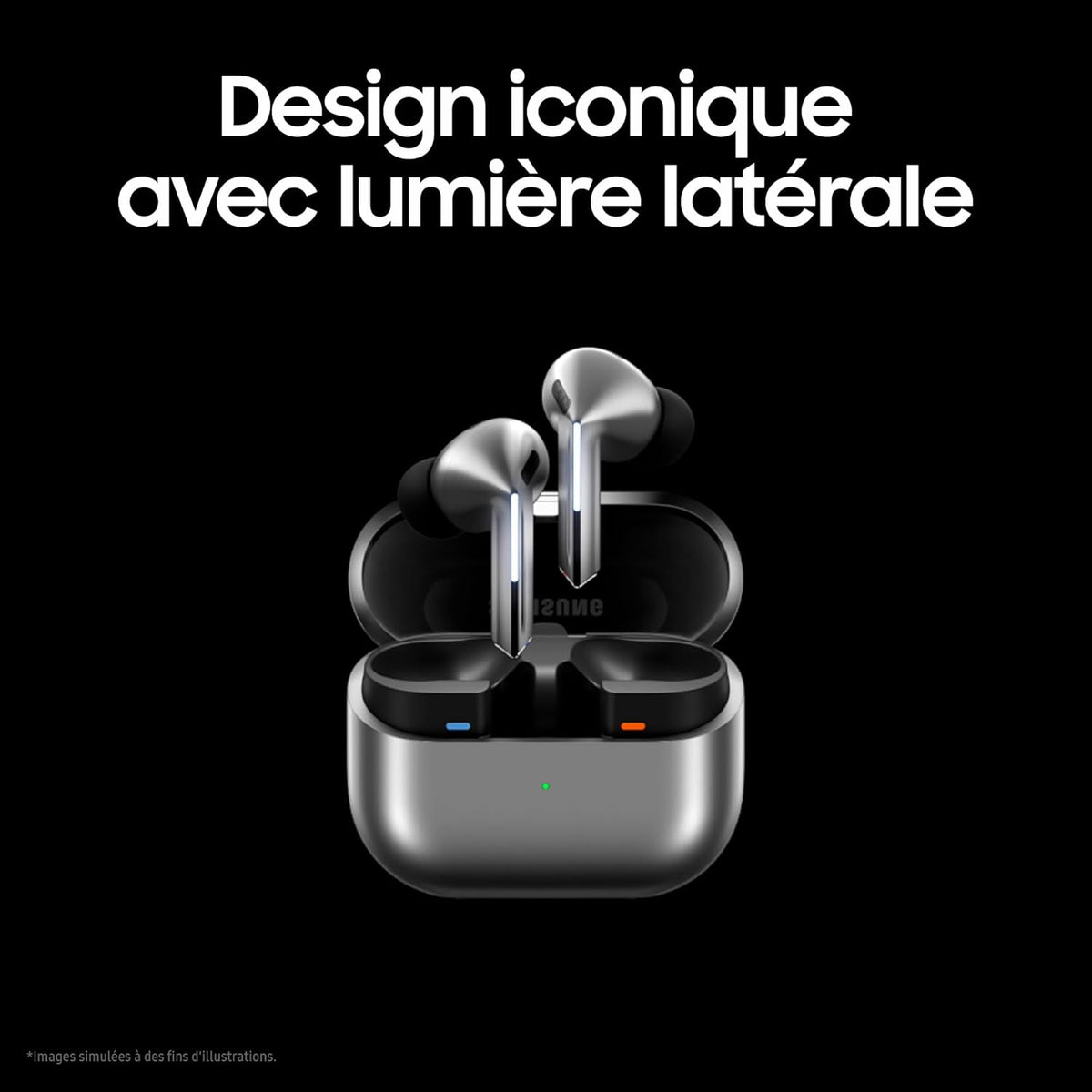 Buds3 Pro, Écouteurs sans Fil, Réduction Active de Bruit, Bluetooth, Argent, Audio 360, AI, Chargeur Secteur Inclus, (Version FR)