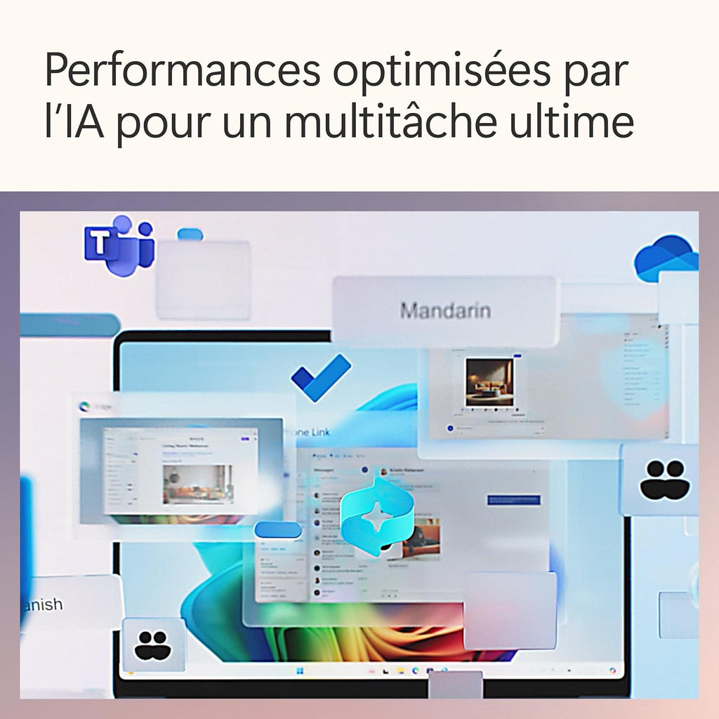 Microsoft Surface Pro (Chargeur Non Inclus) | Copilot+ PC | Ecran Tactile OLED 13 | Snapdragon® X Elite | 16Go RAM | SSD 512To | Dernier Modèle, 11ème Edition | Platine