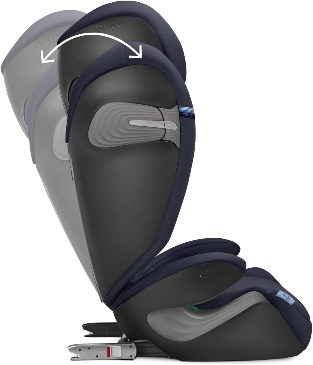 CYBEX Gold Siège Auto Solution S2 i-Fix, Pour les Voitures Avec et Sans ISOFIX, 100 - 150 cm, De 3 à 12 ans Environ (15 - 50 Kg), Ocean Blue