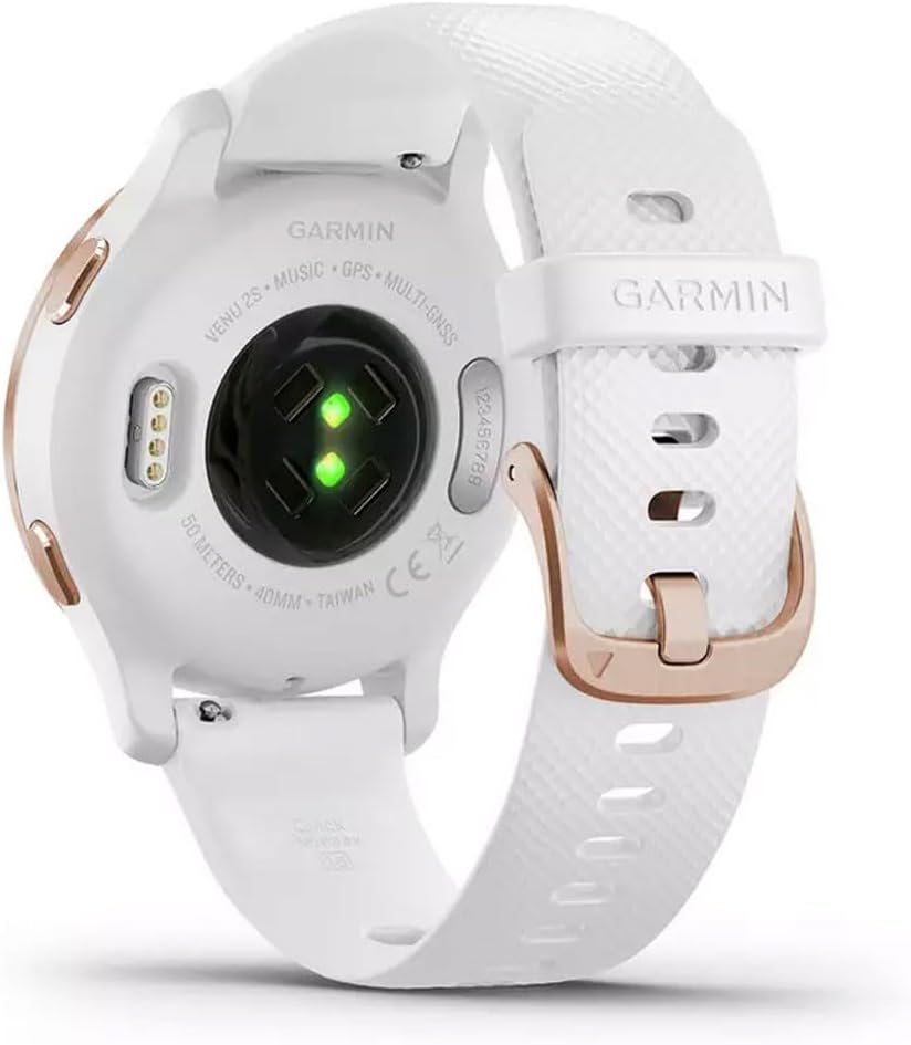 Venu 2S – schlanke GPS-Fitness-Smartwatch mit ultrascharfem 1,1“ AMOLED-Touchdisplay, Gesundheitsfunktionen, über 25 vorinstallierten Sport-Apps, Music Pay
