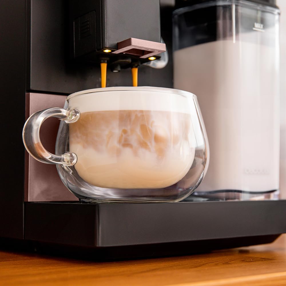 Cecotec Machine a Café Espresso Superautomatique Cremmaet Compactccino Connected Black Rose. 19 Bars, Écran TFT, Wifi, Moulin Integré, Réservoir d'eau 1,1 L et de lait 400 ml, Nettoyage Automatique