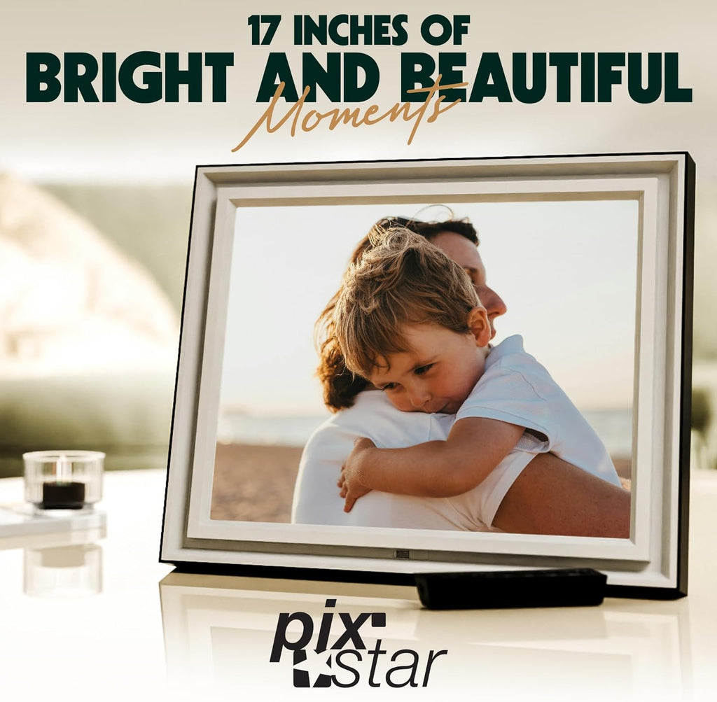 PixStar LUX Cadre photo numérique 17 pouces