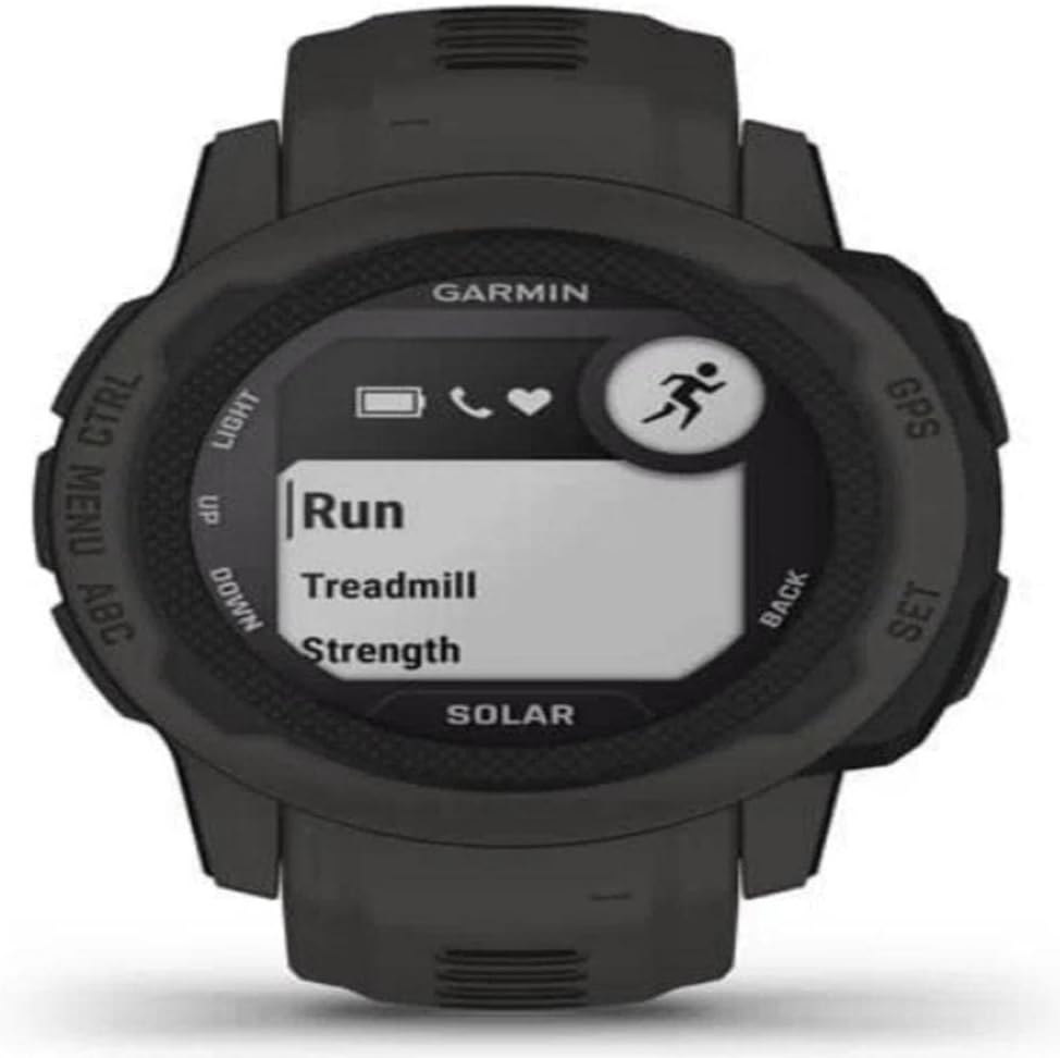 Instinct 2s, Solar Graphite - Montre GPS Solaire Robuste et connectée - Boîtier 40 mm