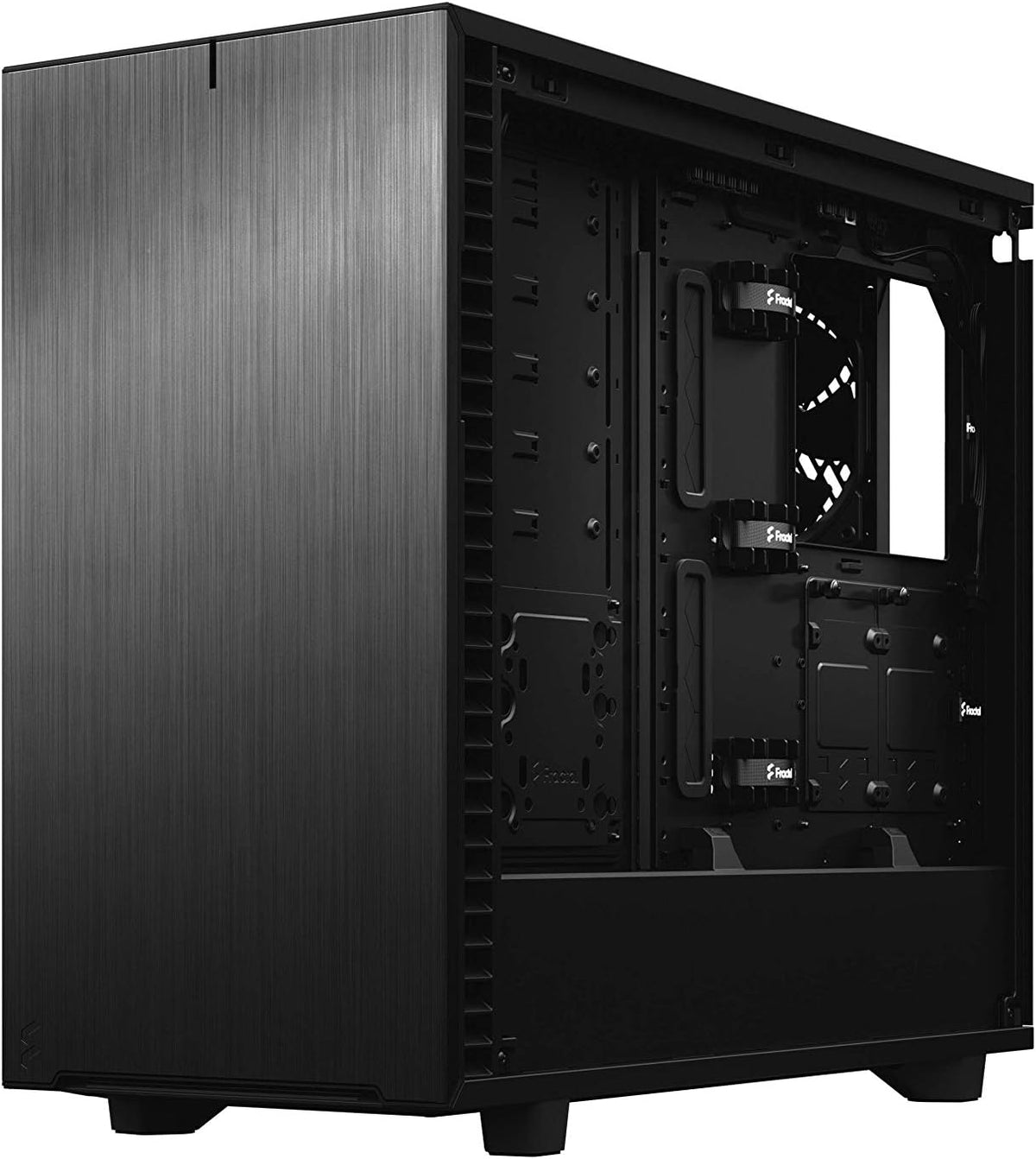 Fractal Design Define 7 Black Brushed Aluminum/Steel E-ATX Silent Modular Dark Tempered Glass Window Mid Tower Computer Case
