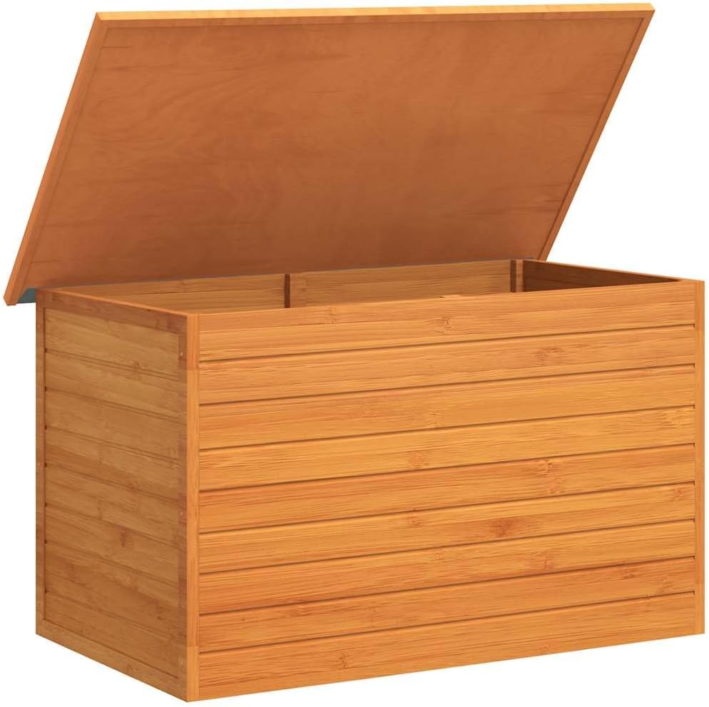 vidaXL Boîte de rangement de jardin Coffre de rangement extérieur Bois