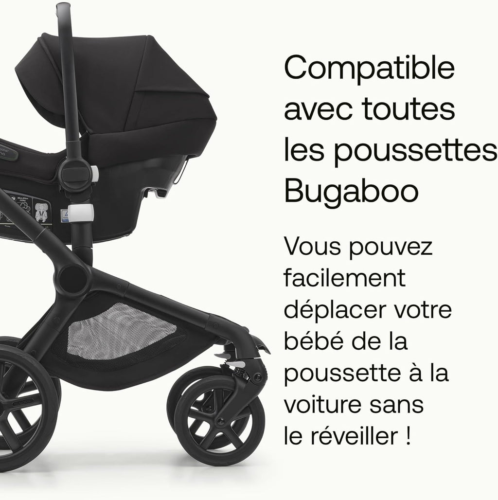 Turtle Air by Nuna, Siège Auto Pour Nouveaux-nés et Jeunes Enfants, Ultra Léger, Sûr et Pratique, avec Capote et fenêtre de visibilité, noir
