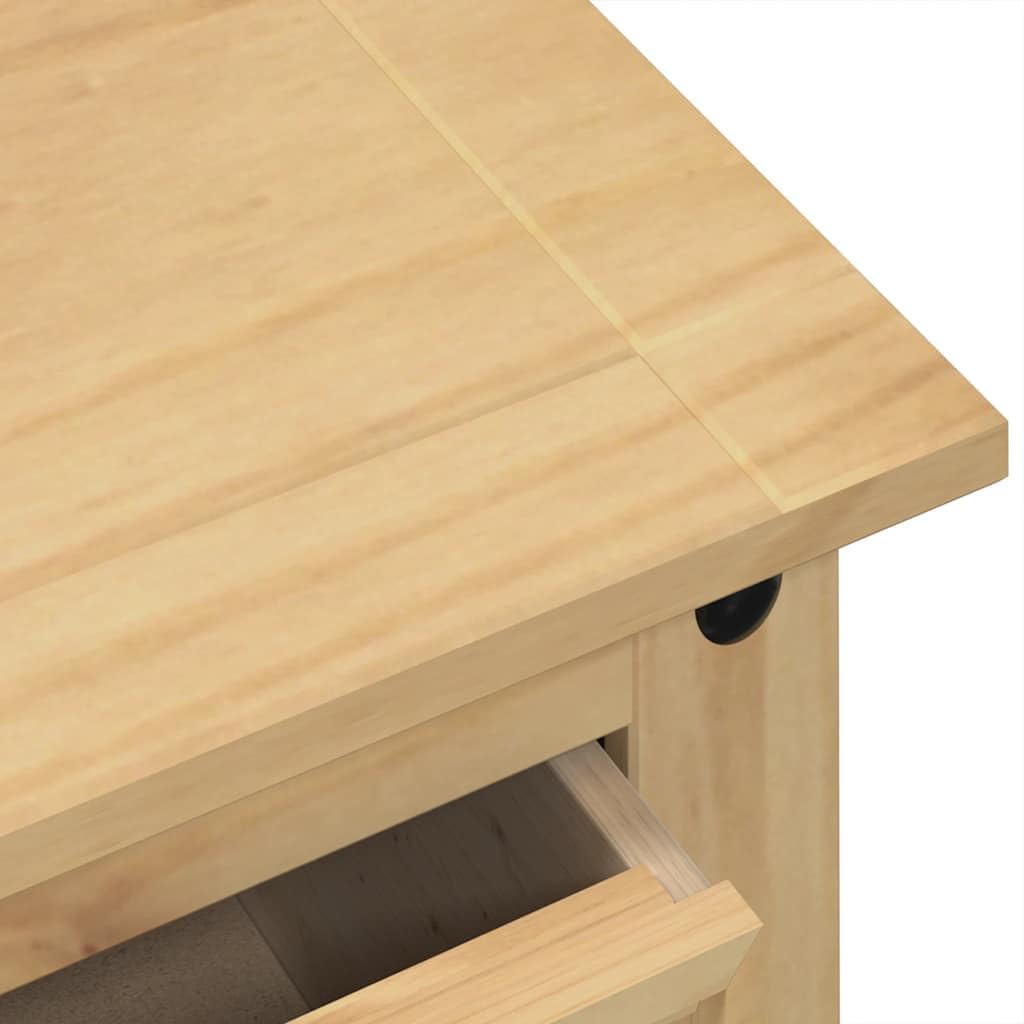 vidaXL Commode Corona 92x48x120 cm Bois Massif de pin, Commode à tiroirs, classeur, Armoire à tiroirs, Armoire de Rangement, Buffet
