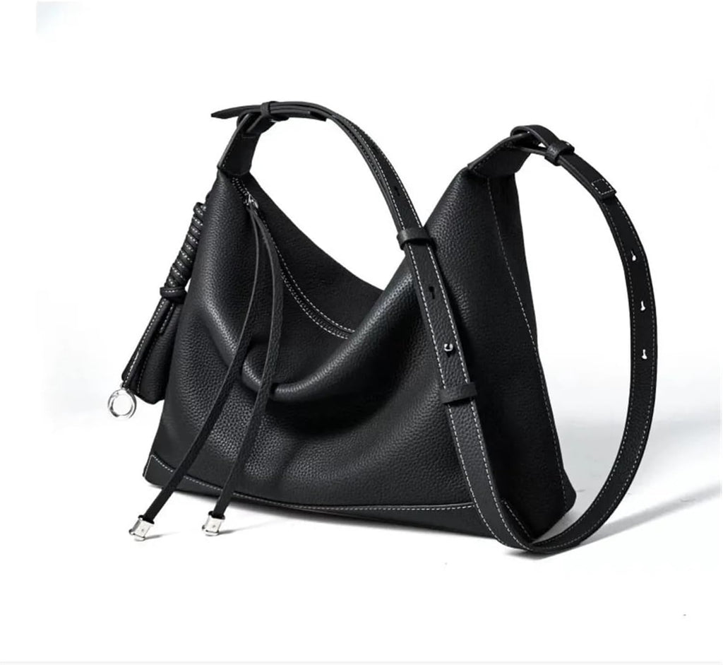 Générique Sac cabas for femme, grande capacité, en cuir de vachette, porté épaule ou bandoulière, idéal for les trajets quotidiens