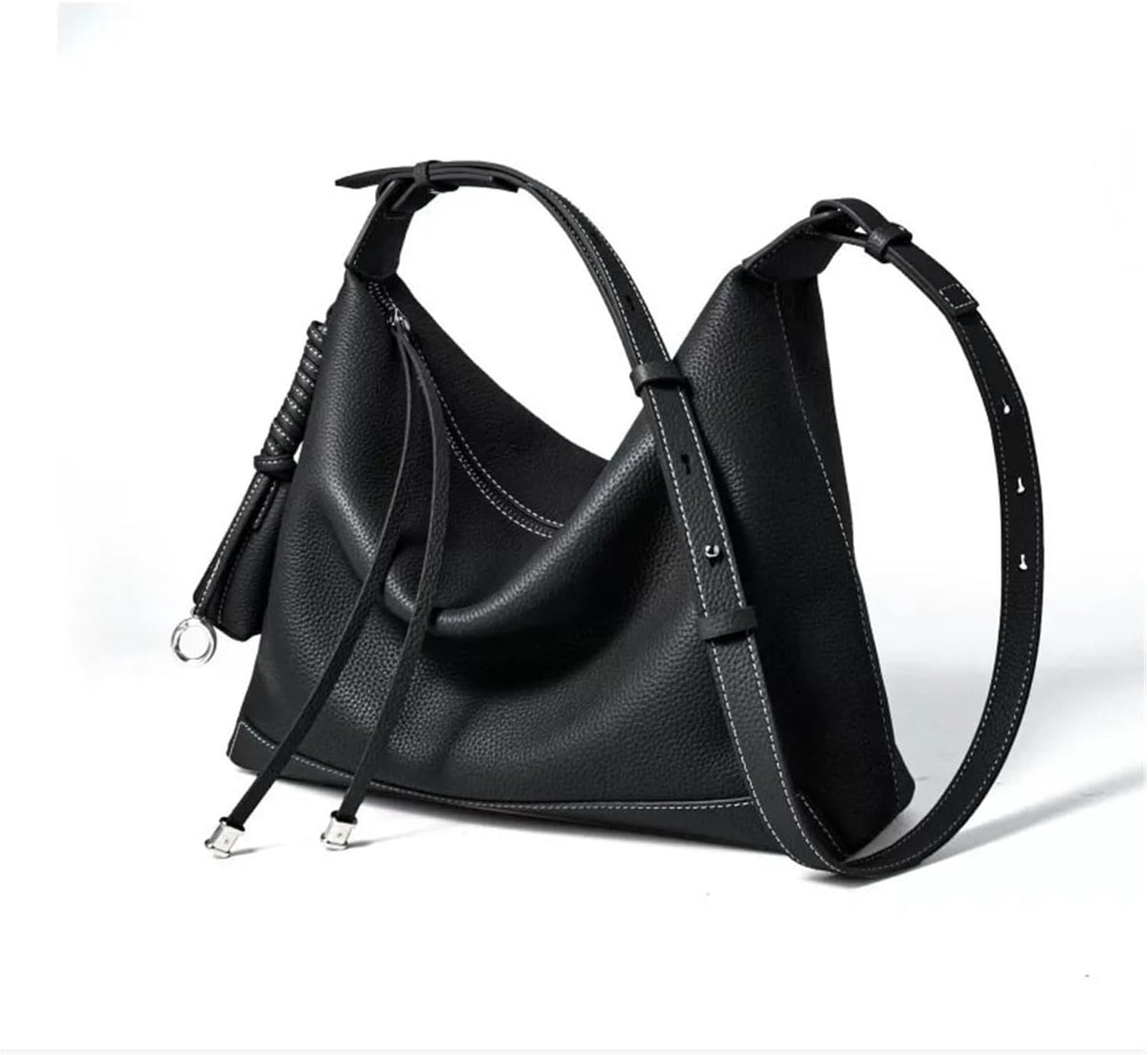 Générique Sac cabas for femme, grande capacité, en cuir de vachette, porté épaule ou bandoulière, idéal for les trajets quotidiens