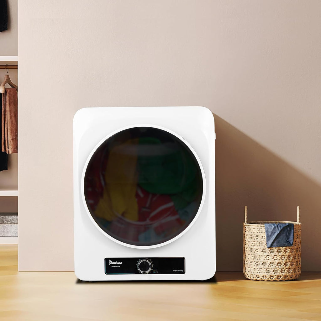 LEADZM sèche-linge pompe a chaleur 1000W 3KG,sèche linge portable pour appartements, maison, dortoir,49 x 43 x 61 cm