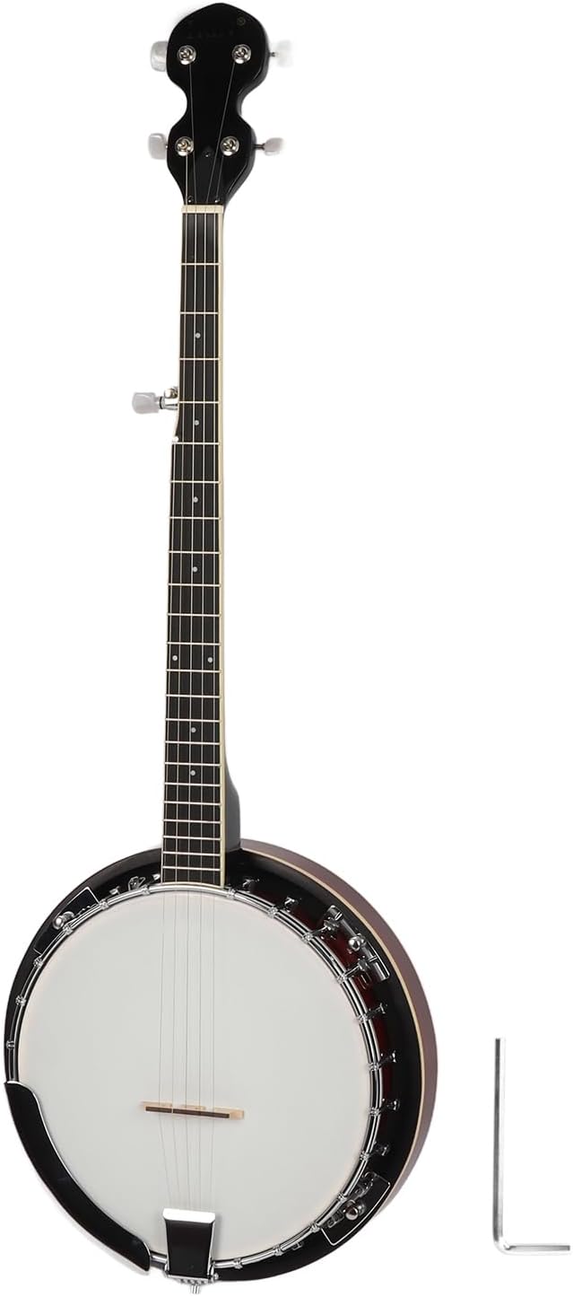 BJ 504 Nouveau Banjo à 5 Cordes IRIN avec une Apparence Belle et Attrayante, Accessoires de Performance pour Instruments de Musique