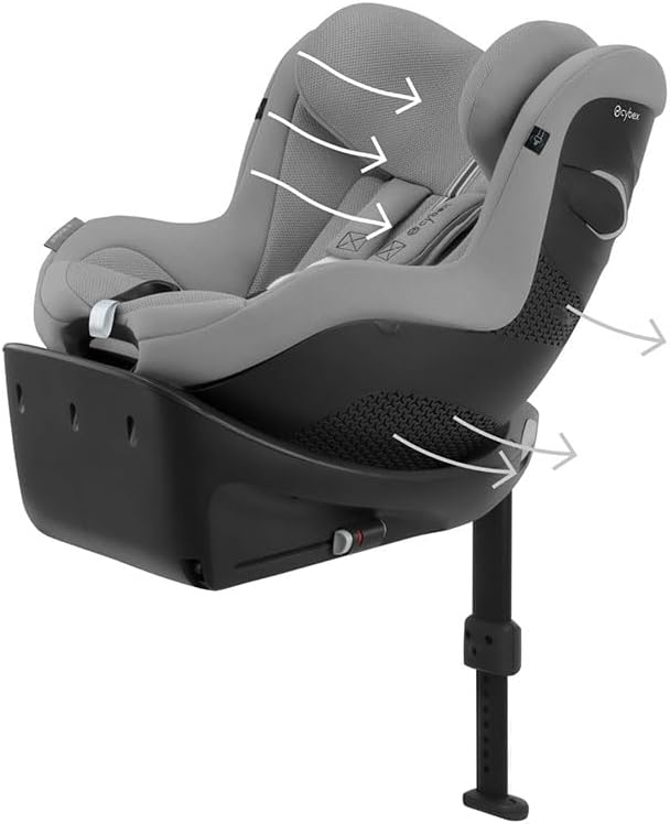 Cybex Sirona Gi Plus + NBInlay/Stone Grey-mid grey PU1