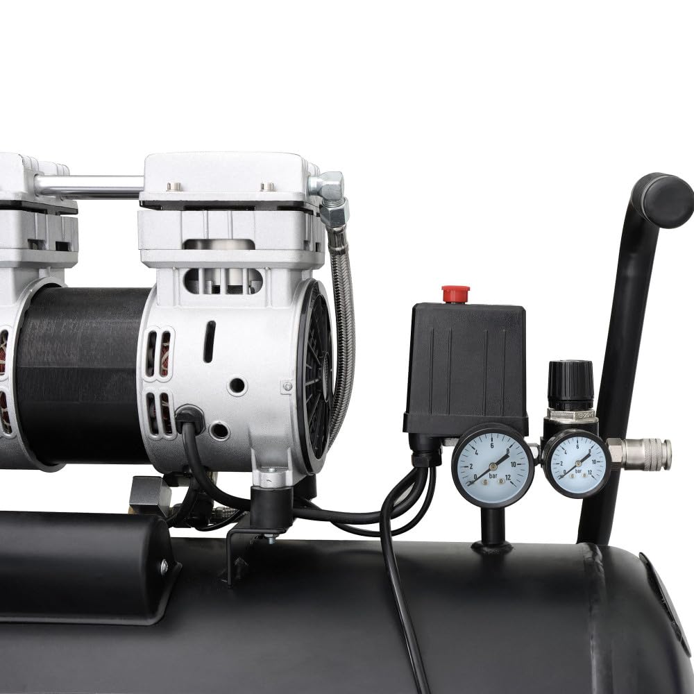 Compresseur Bicylindre silencieux 50L