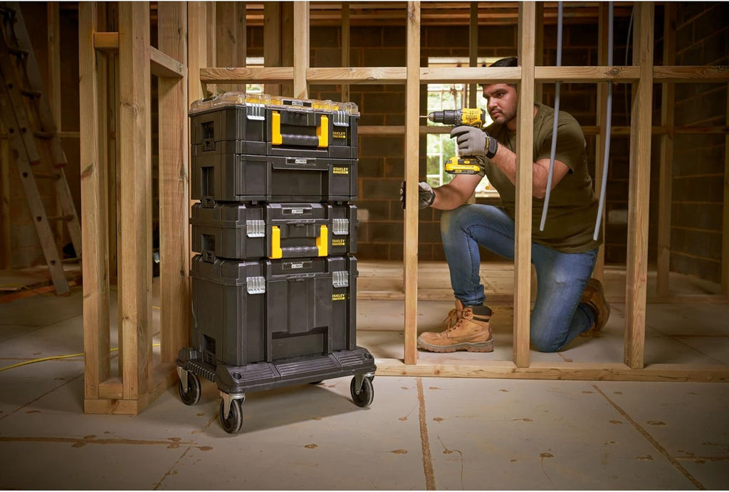 STANLEY FMST1-80107 Tour Tstak/PRO-STACK Gamme FATMAX - Modulable - Charge Maximale 100Kg - Dimensions 550X460X810Mm
