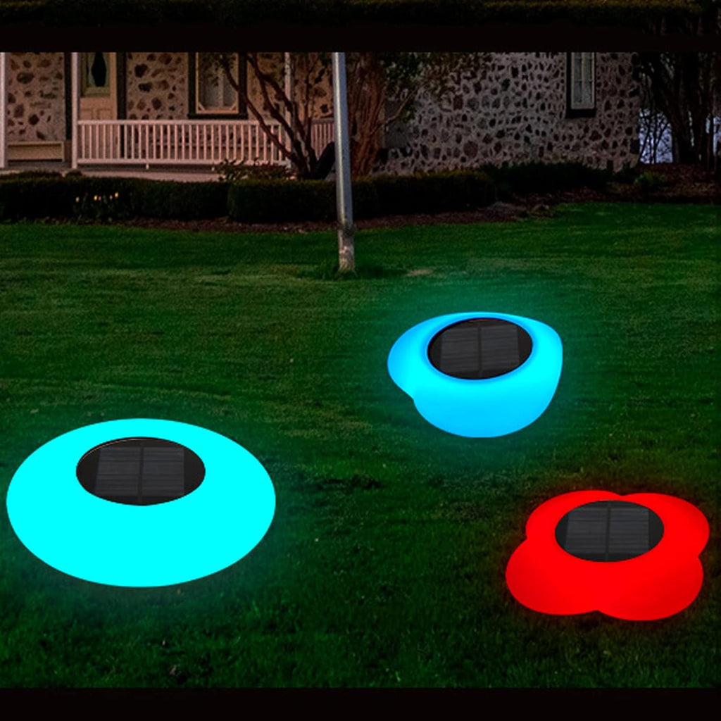 CASEGO Lampe Flottante à Eau Solaire Éclairage Décoratif Double Usage Convient pour Jardin Piscine Pelouse Camping et Autres Scènes