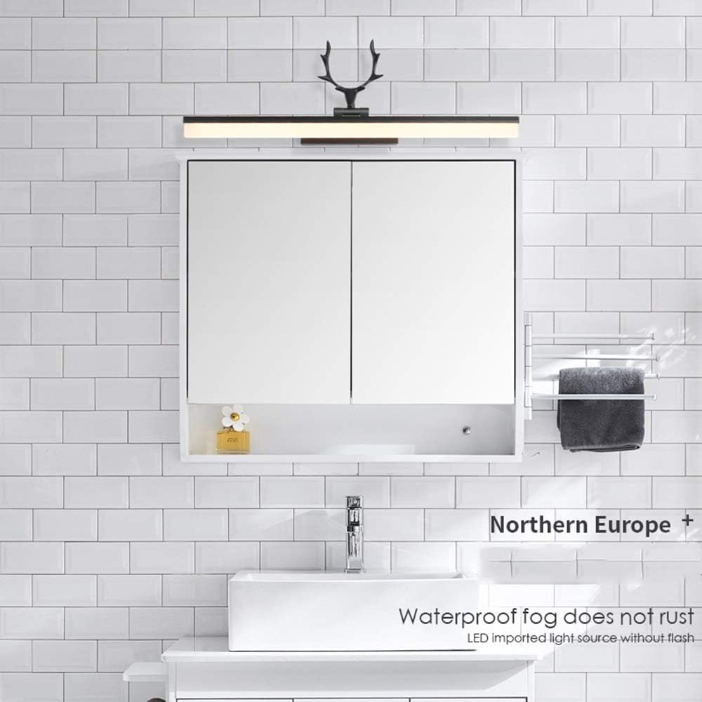 CAILIN Lampes pour Miroir Style Nordique 180 ° Rotation Aluminium Appliques Lampe LED Miroir LivingRoom Cabinet Lumières Salle de Bains éclairage Maquillage d'éclairage en 5 Tailles Moderne Luminair