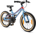 BIKESTAR Vélo Enfant en Aluminium, Garcons et Filles de 5 Ans | Bicyclette de Montagne VTT 18 Pouces avec Freins en V | Bleu