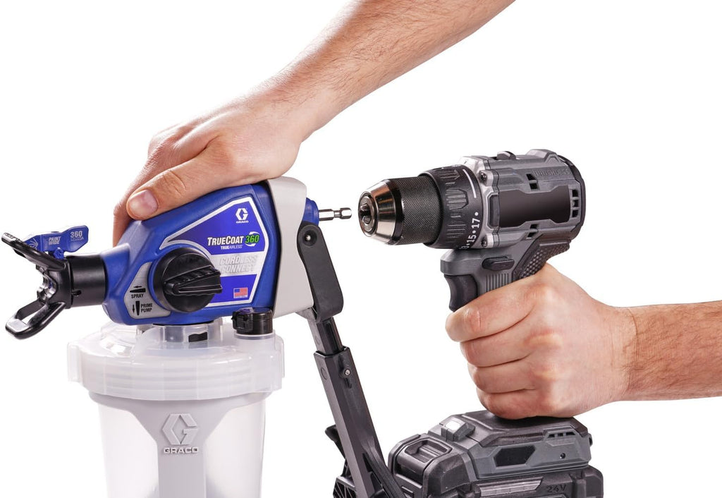 Magnum by Graco 26D361 TrueCoat 360 Cordless Connect, Pistolet à Peinture airless portatif sans Fil, pulvérisateur-perceuse, Utilisation Domestique, Petits travaux de Peinture (Pression Max. 138 Bar)