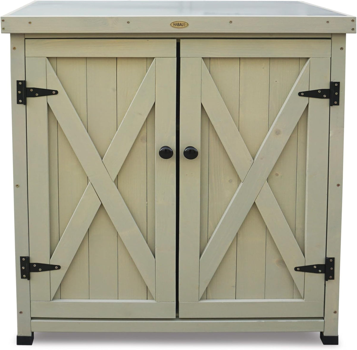 Habau Laura Armoire de Jardin Gris