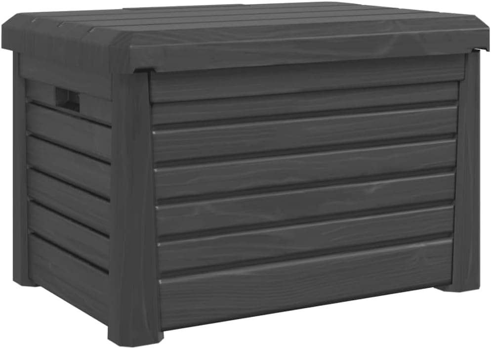 LXYZWRW Boîtes de rangement d'extérieur en polypropylène Anthracite 73 x 50,5 x 46,5 cm