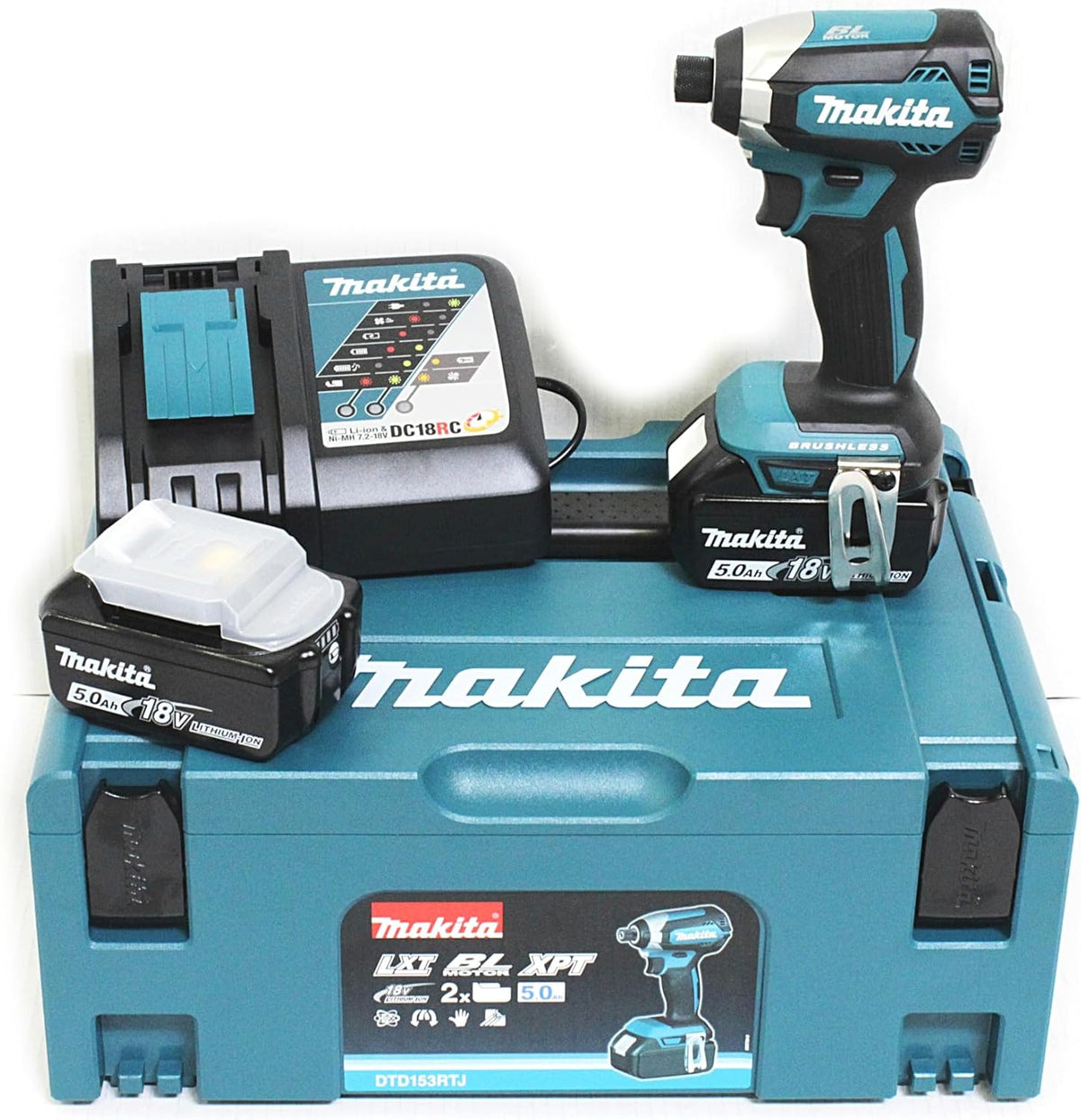 Visseuse à chocs 18V LXT 170Nm (2x5.0 Ah) en MAKPAC - DTD153RTJ