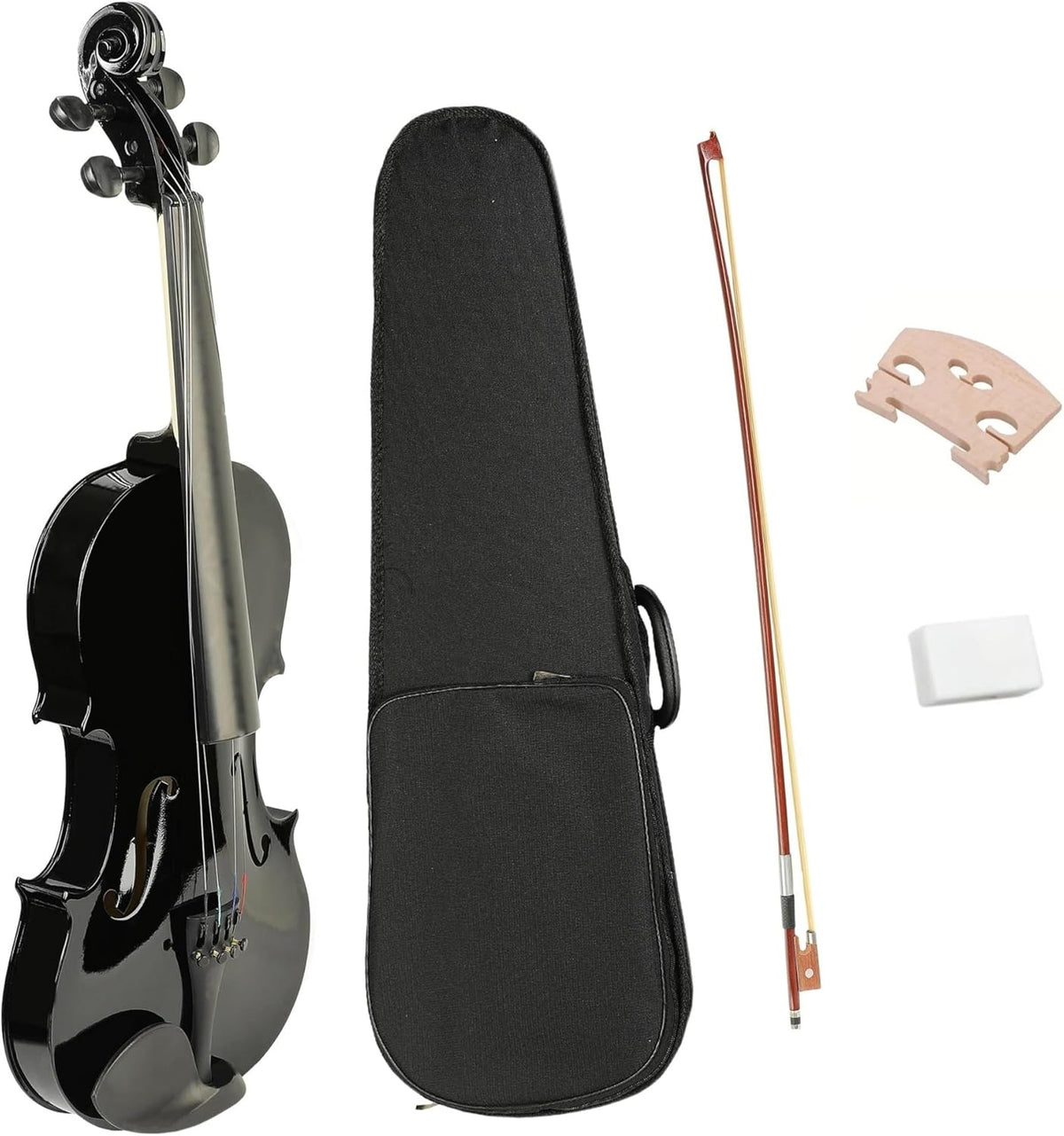 violon L'ensemble de violon de taille 4/4 convient aux débutants professionnels et comprend un archet et un étui