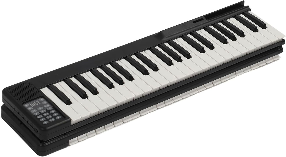 KIMISS Clavier de Piano Pliable Portable à 88 Touches pour Débutants – Orgue électronique Multifonctionnel avec Haut-parleur et Sac de Rangement
