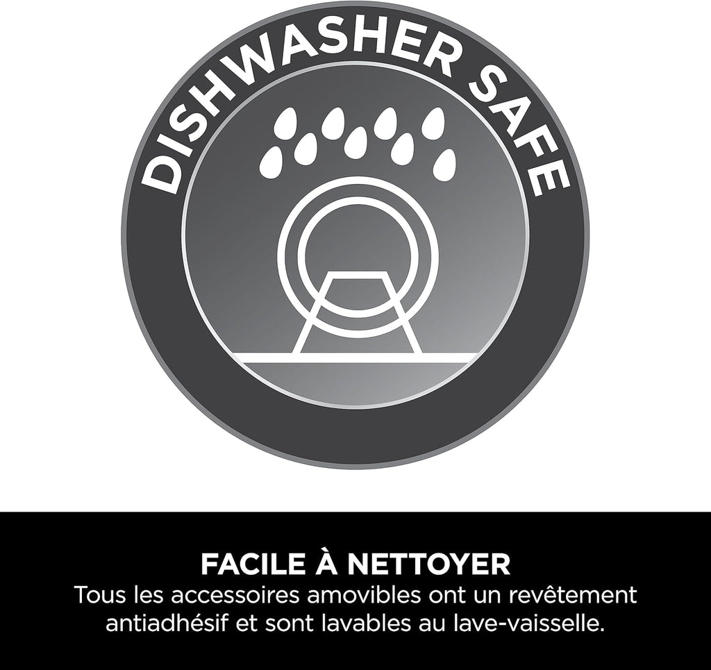 Ninja Foodi MAX Health Grill & Air Fryer, 6-en-1, Griller, Frire, Cuire, Rôtir et plus, 3,8L, Pièces Lavables au lave-vaisselle, Cuivre/Noir AG551EUCP