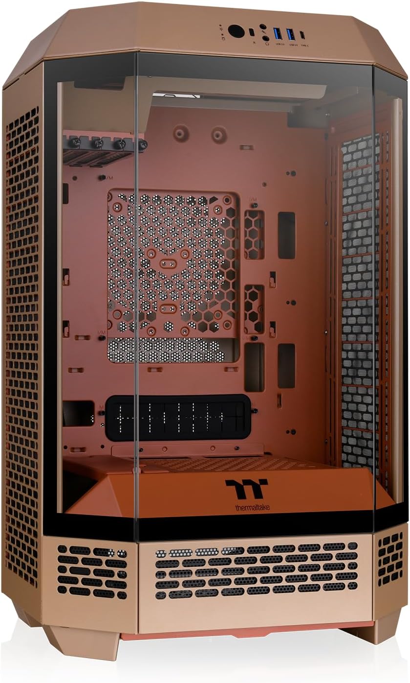THERMALTAKE The Tower 300 | Boîtier Gaming Moyen Tour | Gravel Sand