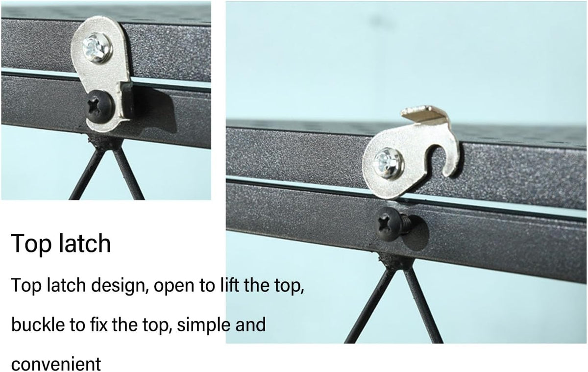Aramox Étagères de Rangement Pliables Durables avec roulettes pour Organiser Les Maisons, Garages, Entrepôts, Aucune Installation Requise (5 Niveaux)
