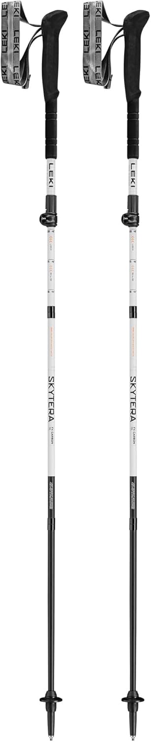 LEKI Skytera FX Carbon SL Bâtons de Marche Pliables et légers pour randonnée, Emballage Rapide et Alpinisme