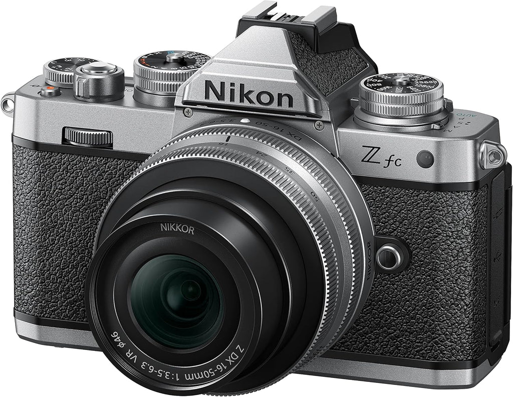 NIKON KIT Z fc + NIKKOR DX Z 16-50 mm VR Série Limitée, appareil photo hybride capteur DX (20,9 MP, 4K/30p, rafale 11 i/s, écran tactile orientable)