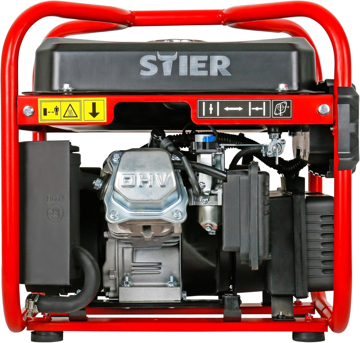 STIER Groupe électrogène SNS-200 2,0 kW, 65 dB(A), esssence, 10L, portable à essence, générateur d'énergie