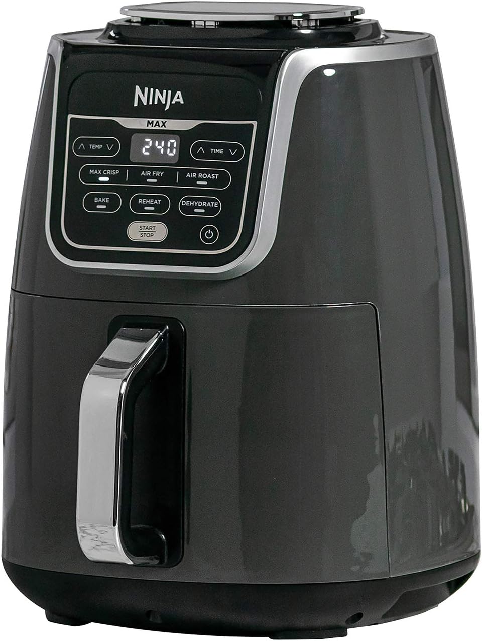 Ninja Air Fryer Max [AF160UK] 5.2 Litres, Grey and Black
