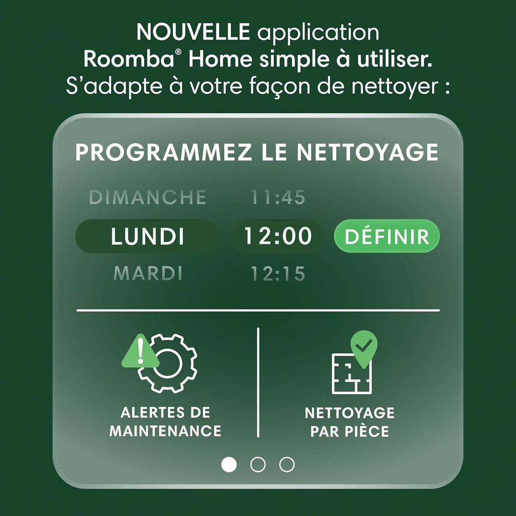 iRobot Roomba 205 DustCompactor Combo Robot - Compacte automatiquement Les débris à l’intérieur du robot jusqu'à 60 Jours - Sans sac - Clearview LiDAR - 7KPa - Se Recharge et reprend Le Travail -Blanc