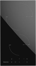 Taurus I302T - Plaque de cuisson à induction, 3500W, 2 zones de chauffe, 9 niveaux de puissance, commande tactile, deux boosters, minuterie jusqu'à 99 min, fonction Stop et Go, sécurité enfant, noir