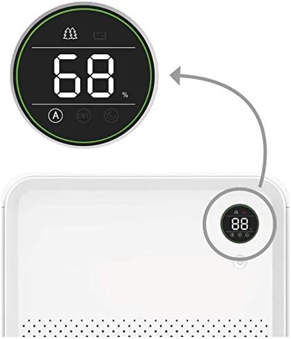 Air&Me Déshumidificateur LARY 12L/J puissant & silencieux, idéal 50 m², hygrostat intégré, grande autonomie
