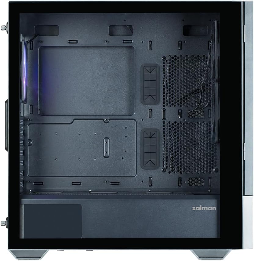 Boitier PC Moyen Tour avec écran 15,6'' Zalman Z10 DS (Noir)